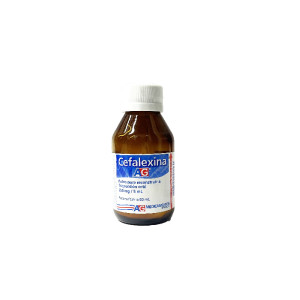 CEFALEXINA 250 MG SUSPENSION ORAL FRASCO X 60 ML AG